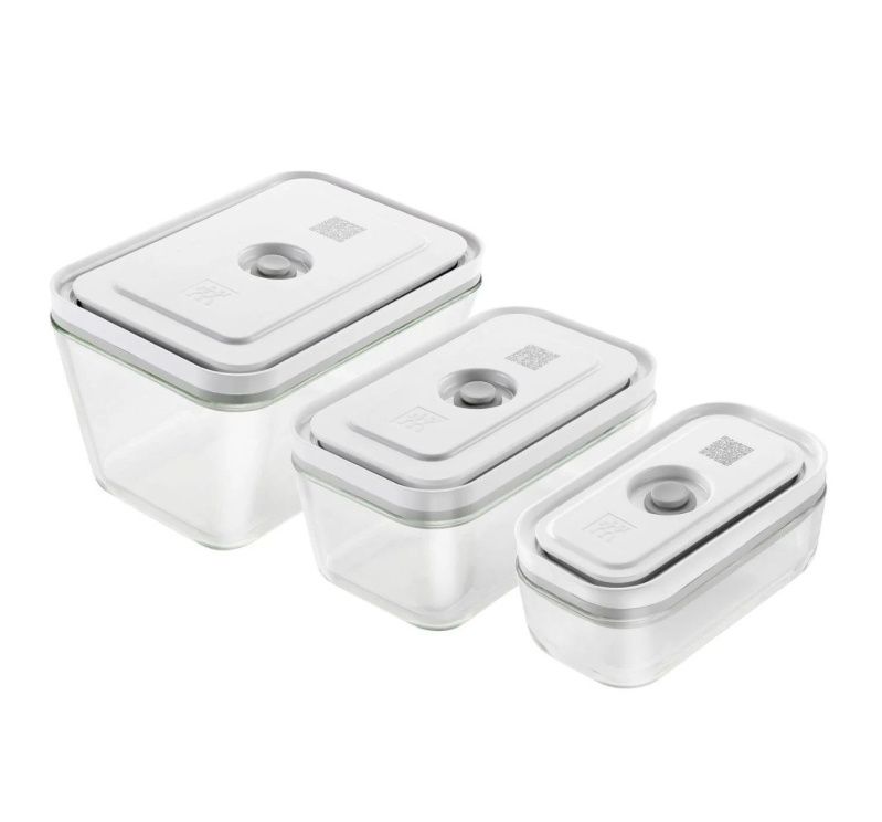 Zwilling Sada vakuovacích dóz Fresh & Save, 3 ks, skleněné 1007719
