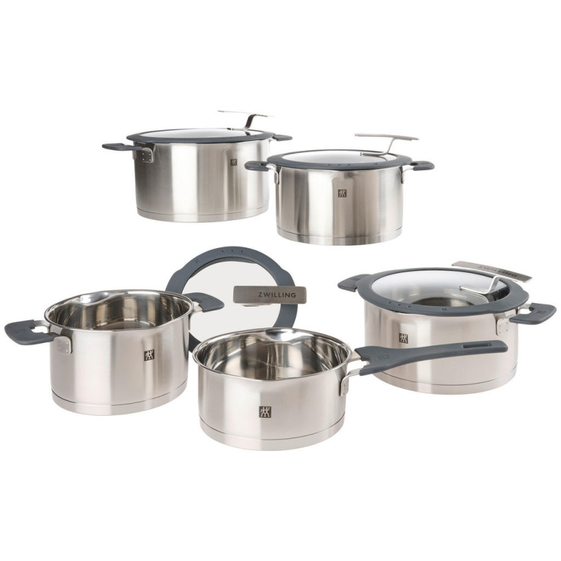 Zwilling Simplify sada nádobí se slévacími poklicemi, 5 ks 1009150