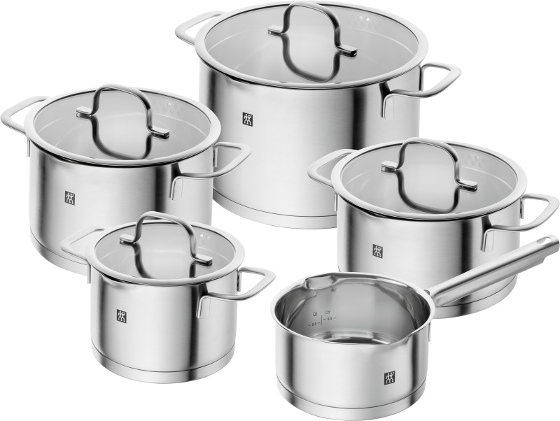 Zwilling Sada nerezového nádobí se slévacími poklicemi True Flow, 5 ks 1009154