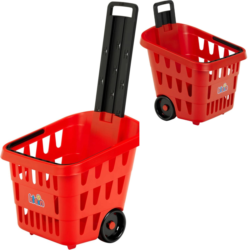 Červený dětský nákupní vozík THEO KLEIN