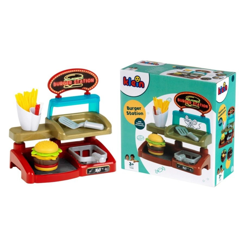 Burger shop – kreativní sada na hraní s burgerem a hranolky