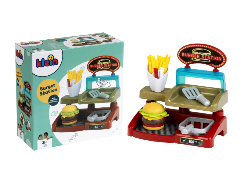 Burger shop – kreativní sada na hraní s burgerem a hranolky