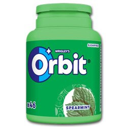 Orbit - žvýkačky - Spearmint, 46 ks