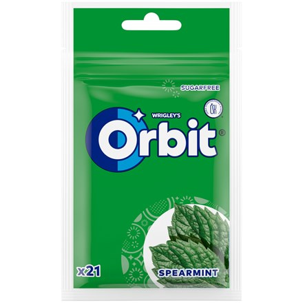 Orbit Žvýkačky Spearmint 22 x 29 g sáček