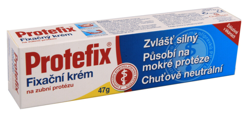 PROTEFIX Fixační krém na zubní protézu 47g