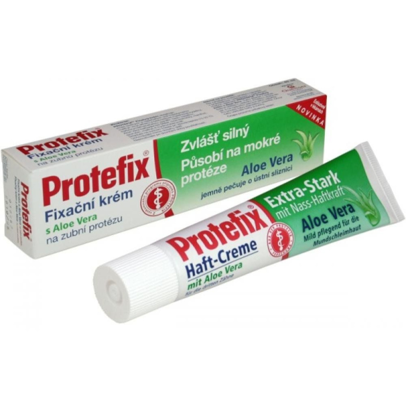 PROTEFIX Fixační krém s aloe vera 47 g