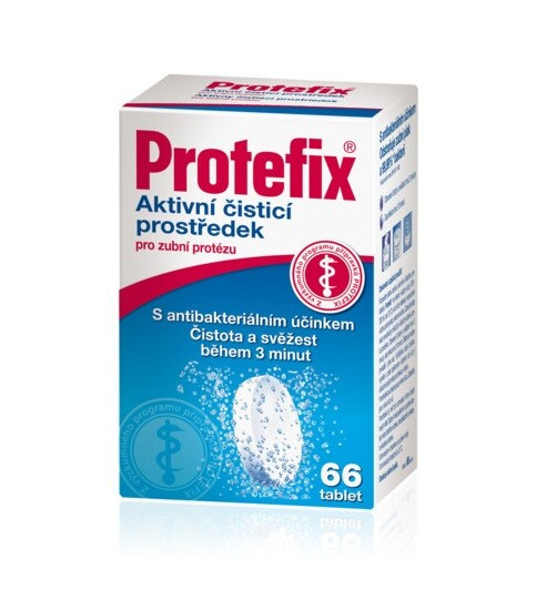 Protefix Aktivní čistící tablety na zubní protézu tbl.66