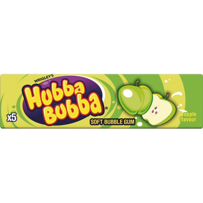 Wrigley's Hubba Bubba s příchutí jablka