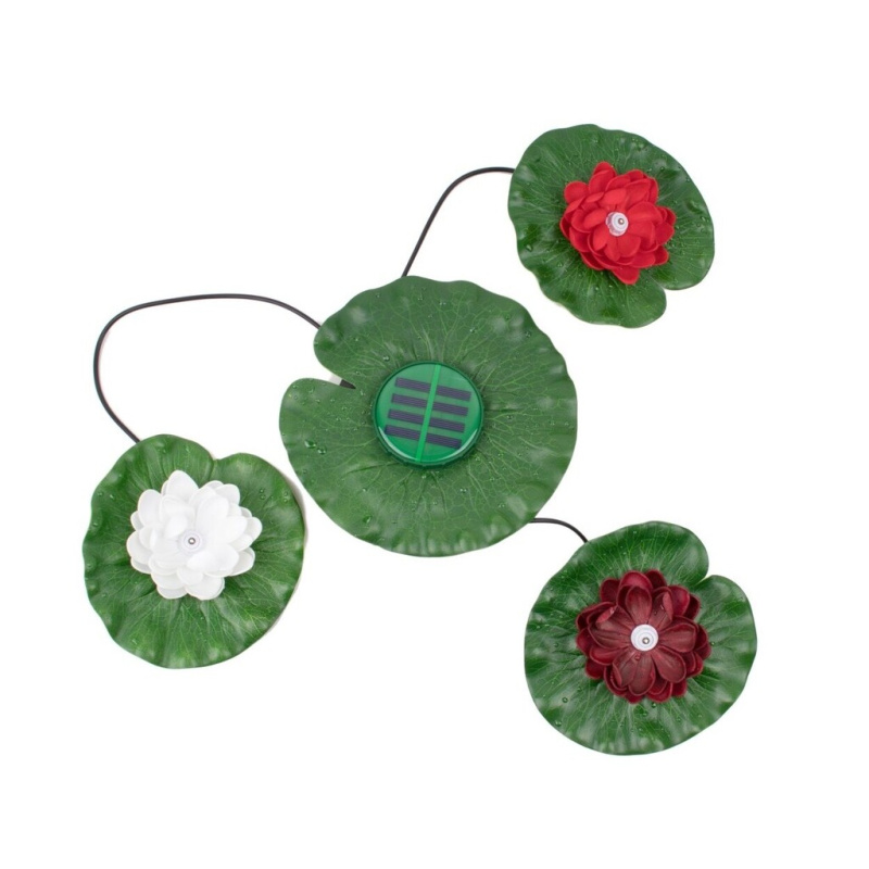 Pontec PondoSolar Lily LED Set 3 - svítící lekníny