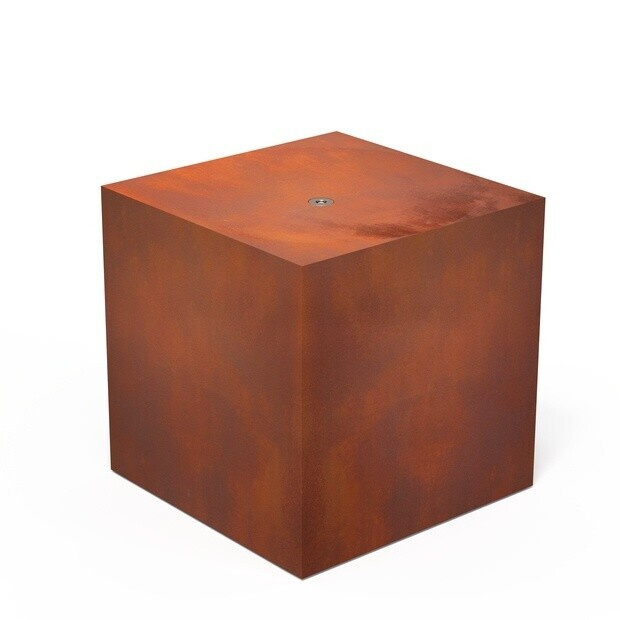 Cube 60 CS - cortenový vodní prvek