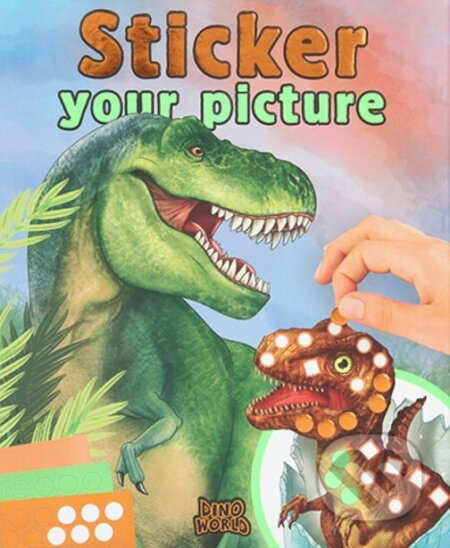 Sticker your picture - Dino World (Kreatívna sada nálepiek Dino World Nálepka váš obrázok)
