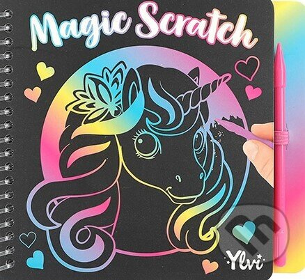 Ylvi magic Scratch bloček - s dúhovým podkladom