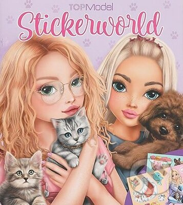 Stickerworld - Top Model Doggy a Kitts (Kreatívny zošit Top Model Stickerworld Doggy a Kitts)