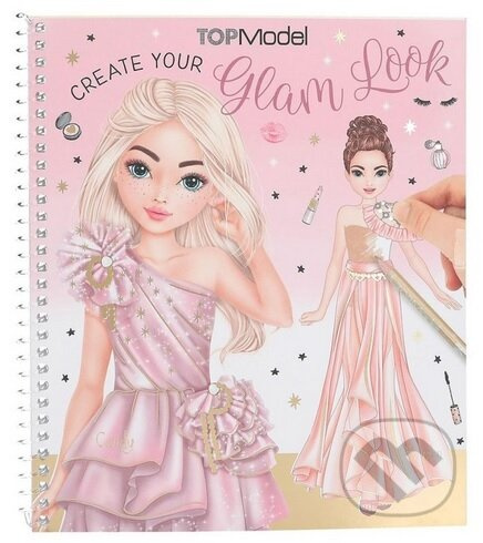 Kreatívny zošit s nálepkami Top Model - Candy & Hayden - kniha z kategorie Samolepky