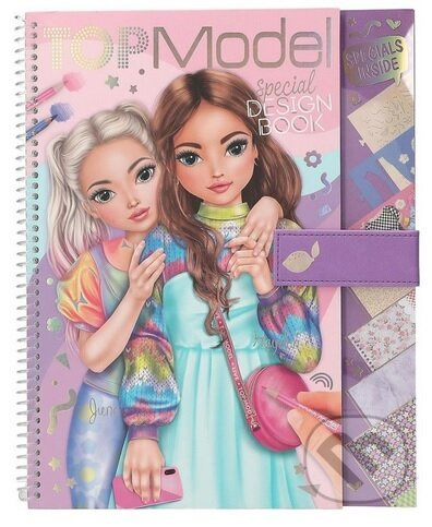 Pracovný zošit dizajnu so šablónami Top Model - June & Hayden - kniha z kategorie Vystřihovánky