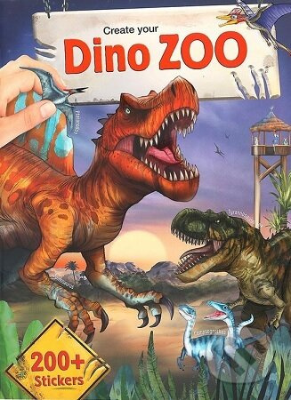 Dino ZOO - Kreatívna kniha nálepiek - kniha z kategorie Samolepky