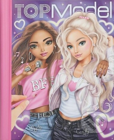 Kreatívna omaľovánka s LED svetlami a hudbou - Top model My BFF - kniha z kategorie Omalovánky