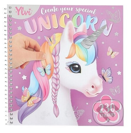 Unicorn Ylvi - Kreatívna kniha nálepiek (230 nálepiek) - kniha z kategorie Omalovánky