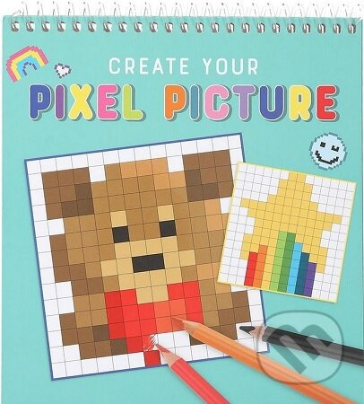 Pixel Picture - Kreatívna pixelová pracovná kniha (Vytvorte si pixelový obrázok Trends) - kniha z kategorie Omalovánky