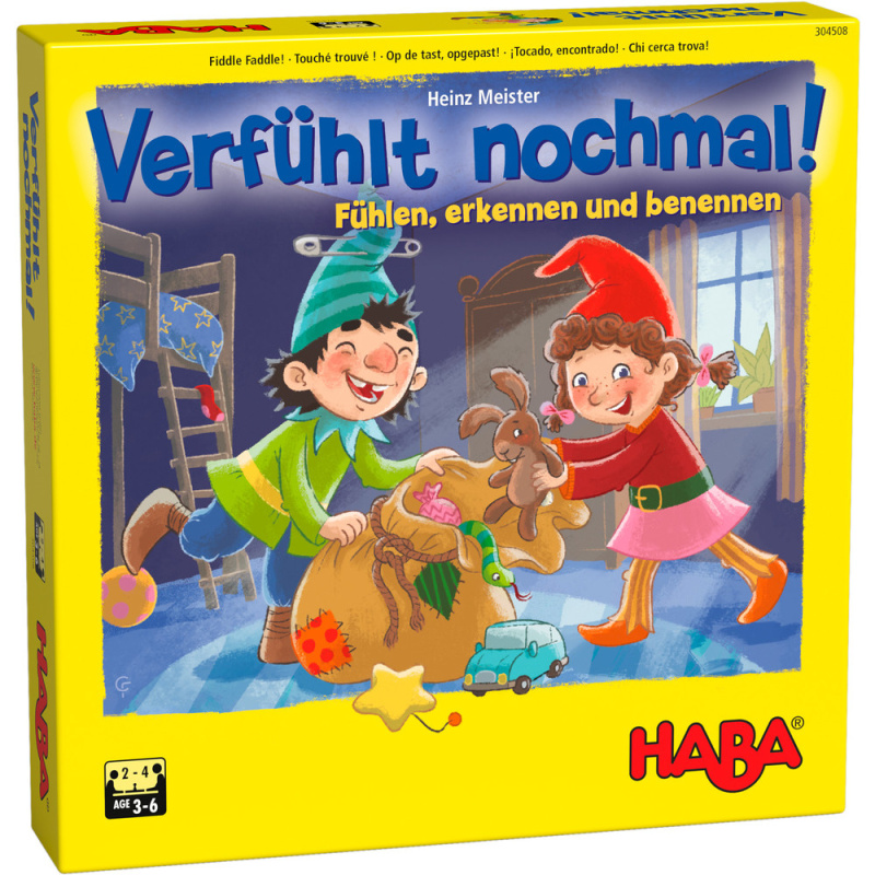 Didaktická hra - Hmatová, Pexeso v pytlících (Haba)