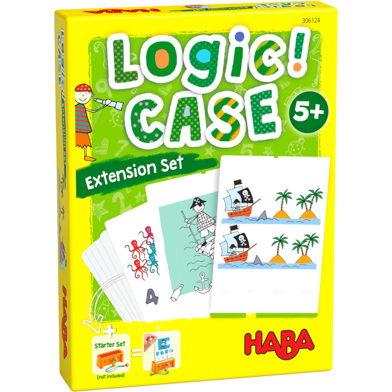 Logická hra pre deti - rozšírenie Piráti (Haba Logic! CASE  od 5 rokov) - hra z kategorie Domino, hlavolamy