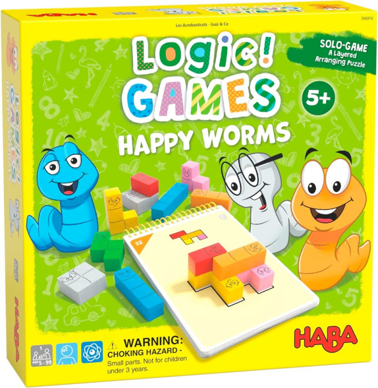 Logická hra pre deti Freddy a priatelia (Haba Logic! GAMES  od 5 rokov) - hra z kategorie Domino, hlavolamy