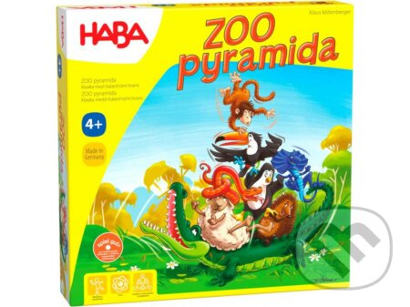 Motorická hra - Balanční, ZOO pyramida (Haba)