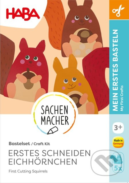 Kreatívna sada Prvé strihanie veveričiek