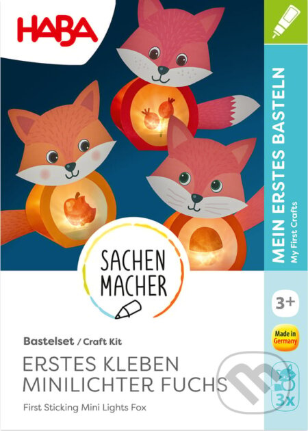 Kreatívna sada Prvé nalepovacie mini svetielko Líška