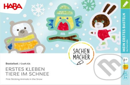 Kreatívna sada Prvé nalepovanie zvieratká v snehu
