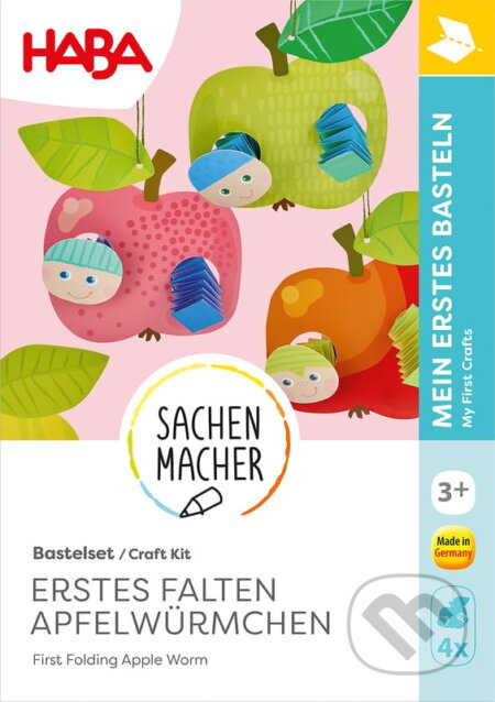 Kreatívna sada Prvé skladacie jablko s červíkom