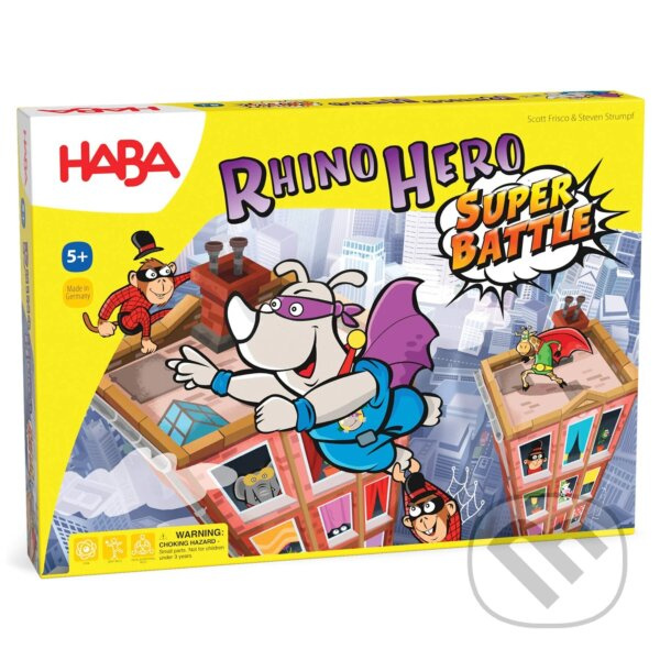Haba Spoločenská hra pre deti Rhino Hero Super Battle 5+ - hra z kategorie Ostatné