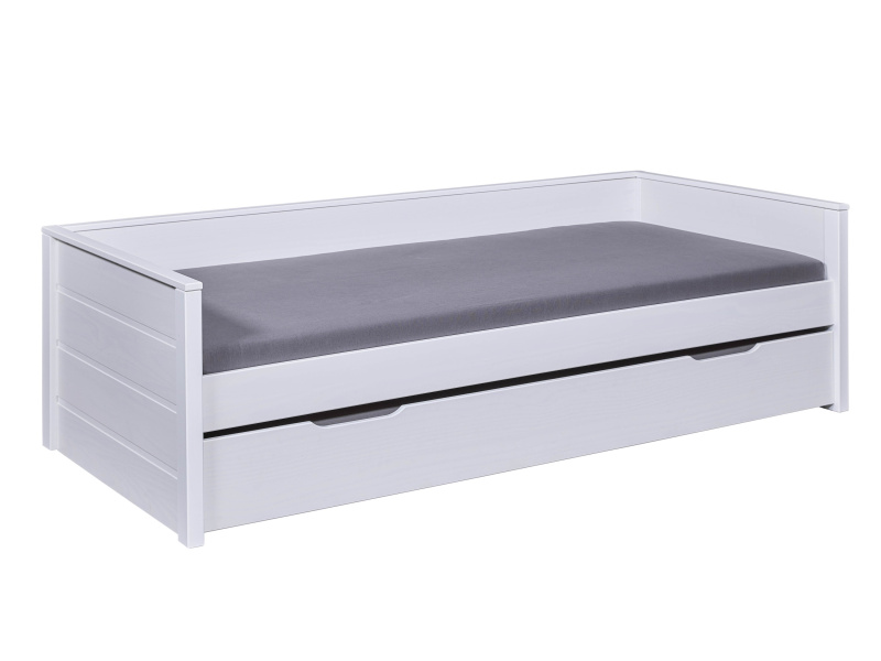 Inter Link Výsuvná dětská postel »Dream the Future« (bílá)