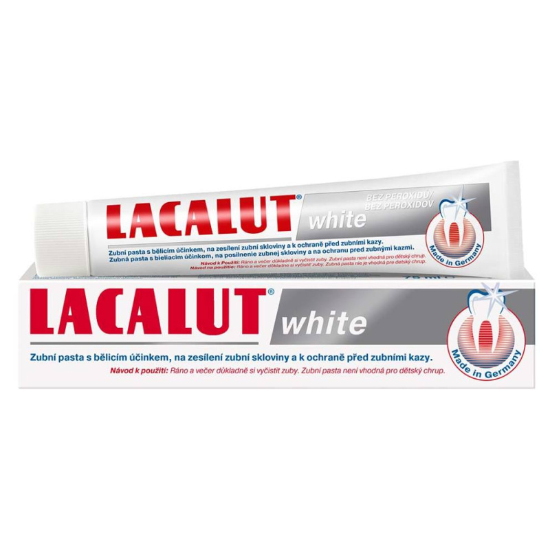 Lacalut White zubní pasta s bělicím účinkem 75 ml