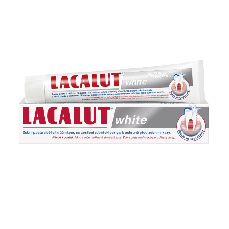 Lacalut White zubní pasta s bělicím účinkem 75 ml