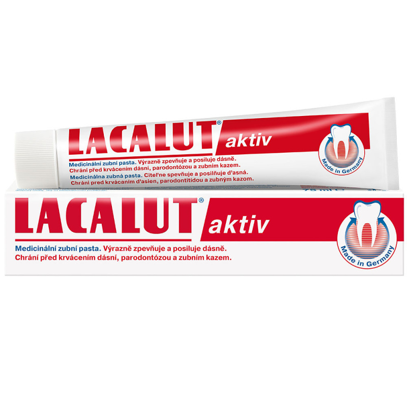 Lacalut Aktiv zubní pasta proti parodontóze 75 ml