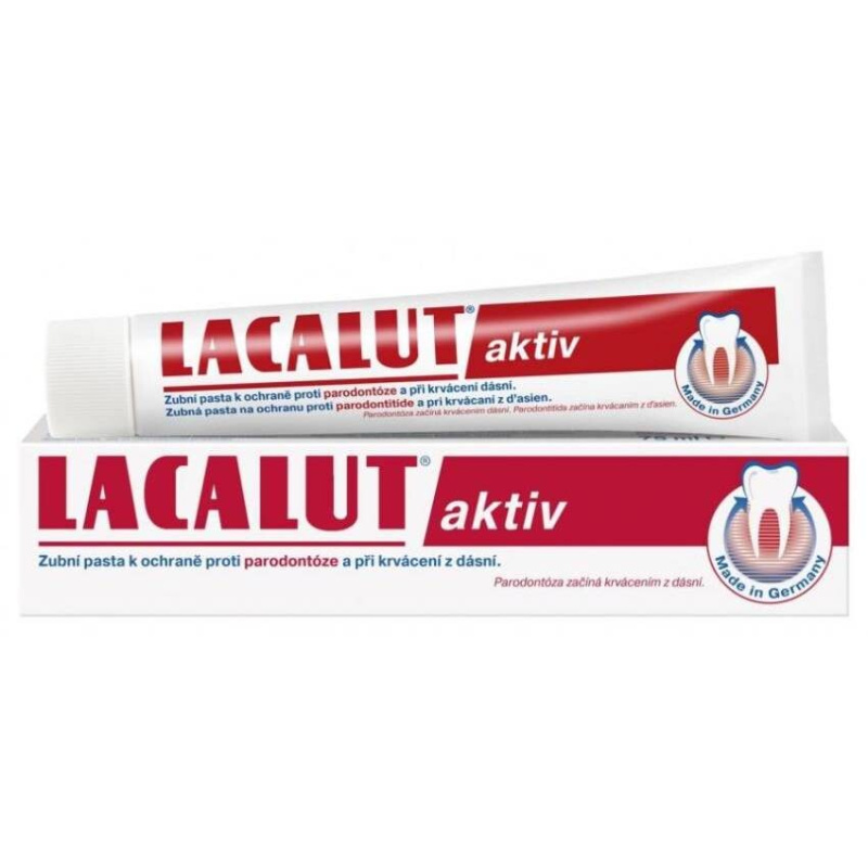 Lacalut Aktiv zubní pasta proti parodontóze 75 ml