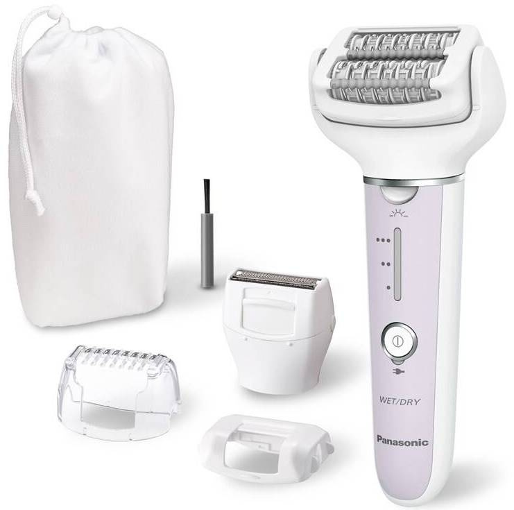 Epilátor Panasonic ES-EY30A-V503 / na sucho i na mokro / 3 rychlosti / bílá / fialová Varianta: ivi1