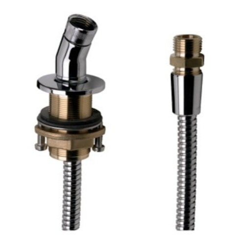 Držák sprchy Hansgrohe na okraj vany chrom 28307000