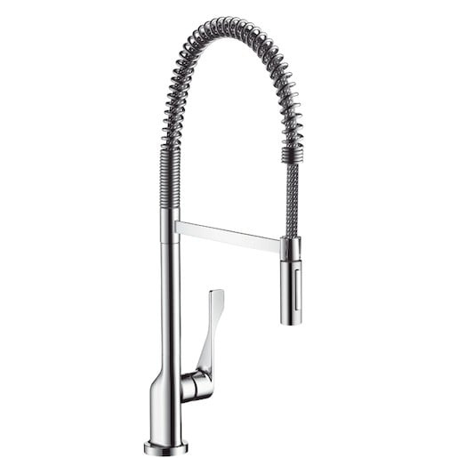 Hansgrohe Axor Citterio dřezová baterie s vytahovací sprškou vzhled nerezu 39 840 800