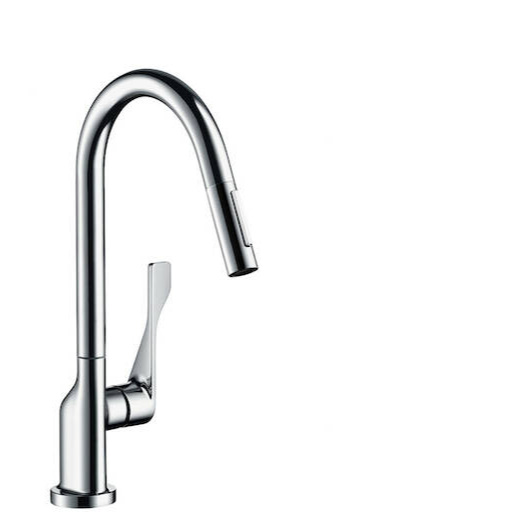 Hansgrohe Axor Citterio dřezová baterie s vytahovací sprškou vzhled nerezu 39 835 800