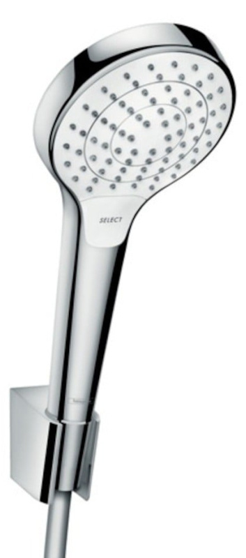 Hansgrohe Croma Select sprchová hlavice s hadicí bílá/chrom 26 421 400