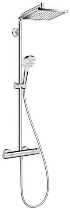 Hansgrohe Crometta E sprchový systém na stěnu s termostatickou baterií chrom 27 271 000