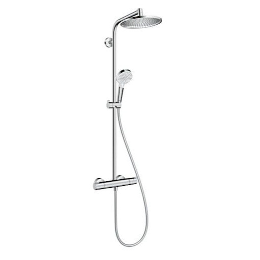 Hansgrohe Crometta S sprchový systém na stěnu s termostatickou baterií chrom 27 267 000