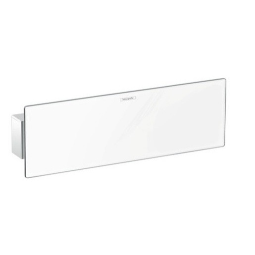 Hansgrohe FixFit podomítkový vývod s poličkou bílá/chrom 26 456 400