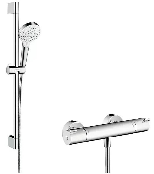Sprchová baterie Hansgrohe Crometta se sprchovým setem bílá/chrom 27812400
