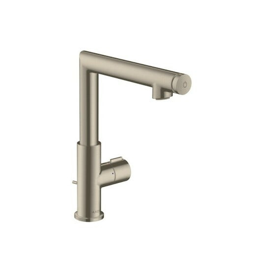 Hansgrohe Axor Uno umyvadlová baterie s výpustí kartáčovaný nikl 45 016 820