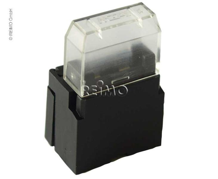 Držák pojistek do auta 6,3x0,8 mm pro připojení kabelu (plochý držák zástrčky)