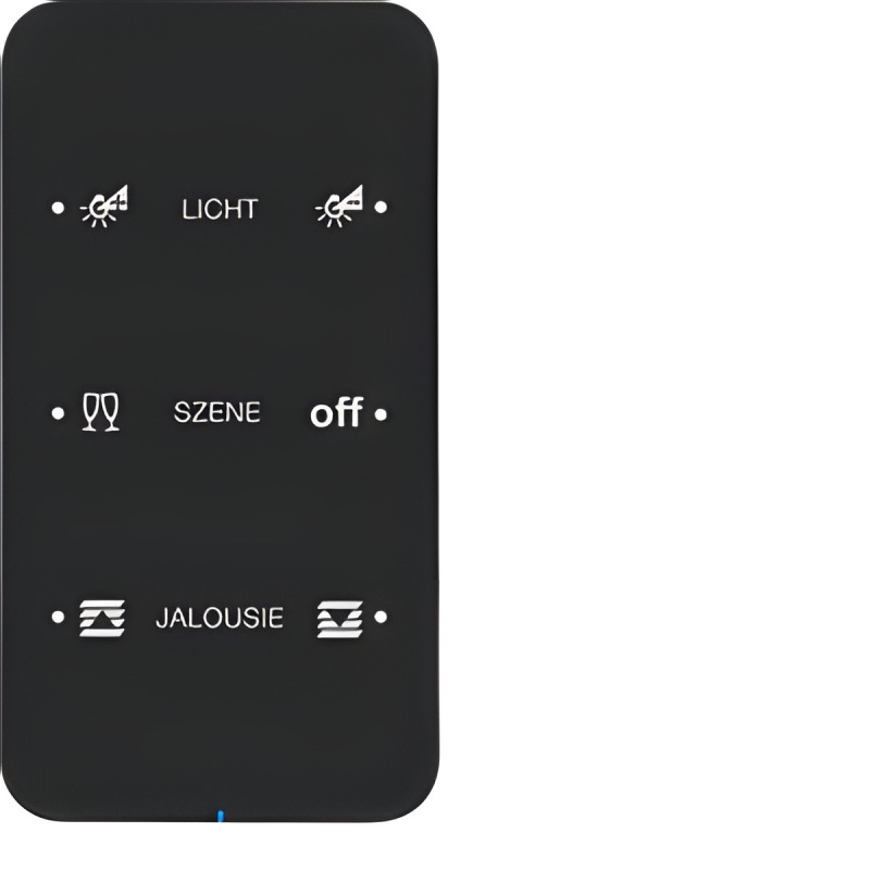 HAG 75143165 Dotykový sensor 3-násobný komfort, Berker R.1, sklo, černá