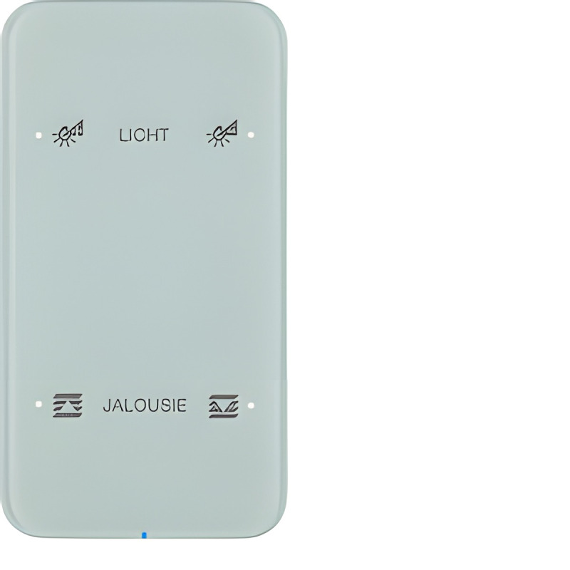 HAG 75142160 Dotykový sensor 2-násobný komfort, Berker R.1, sklo, bílá